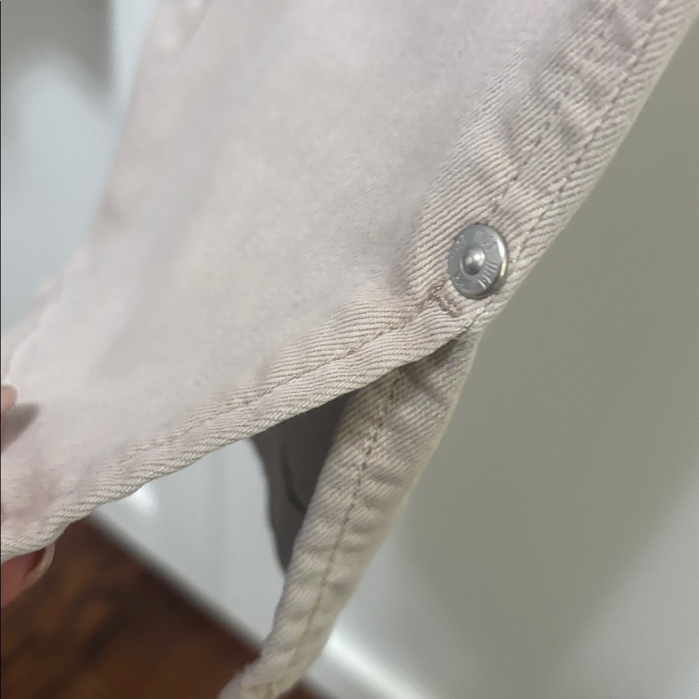 J. Jill Authentic Fit Slim Ankle Jeans in Light Beige/Taupe Size 12 EUC - Picture 6 of 9